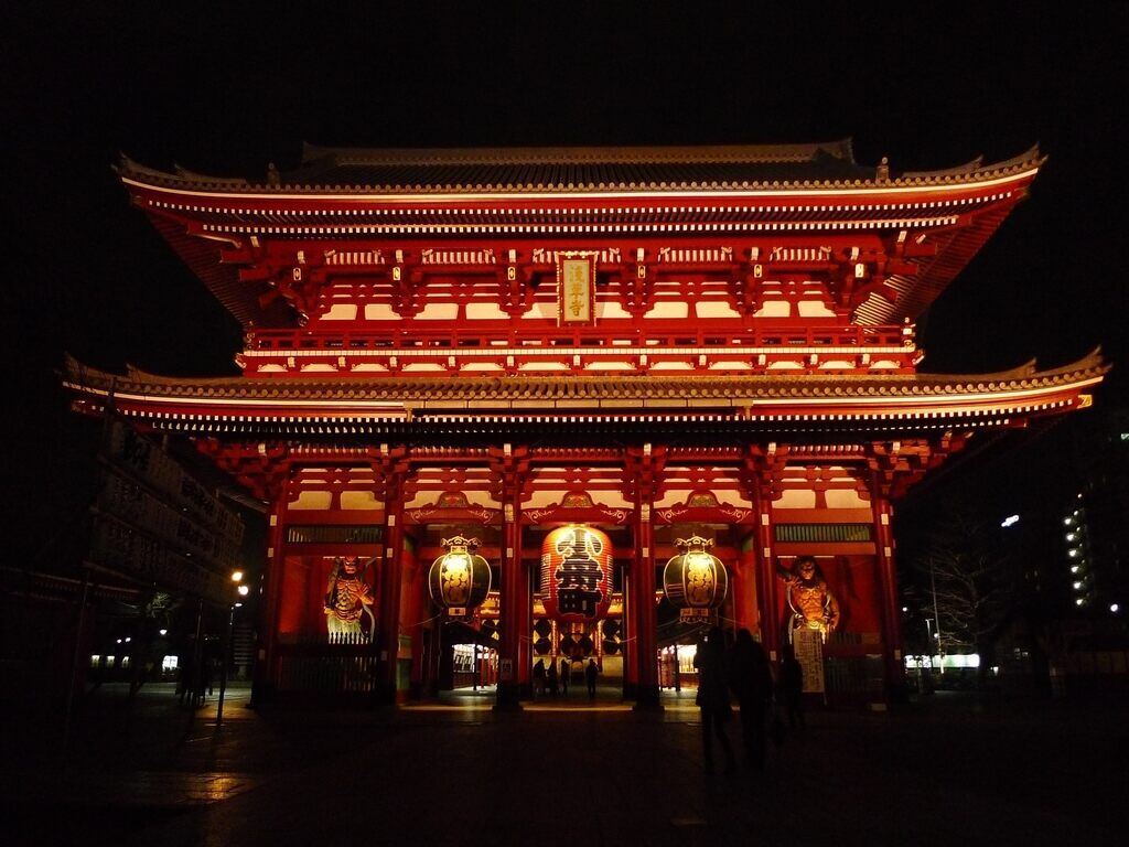 Senso-Ji at night Senso-Ji at night in tokyo
