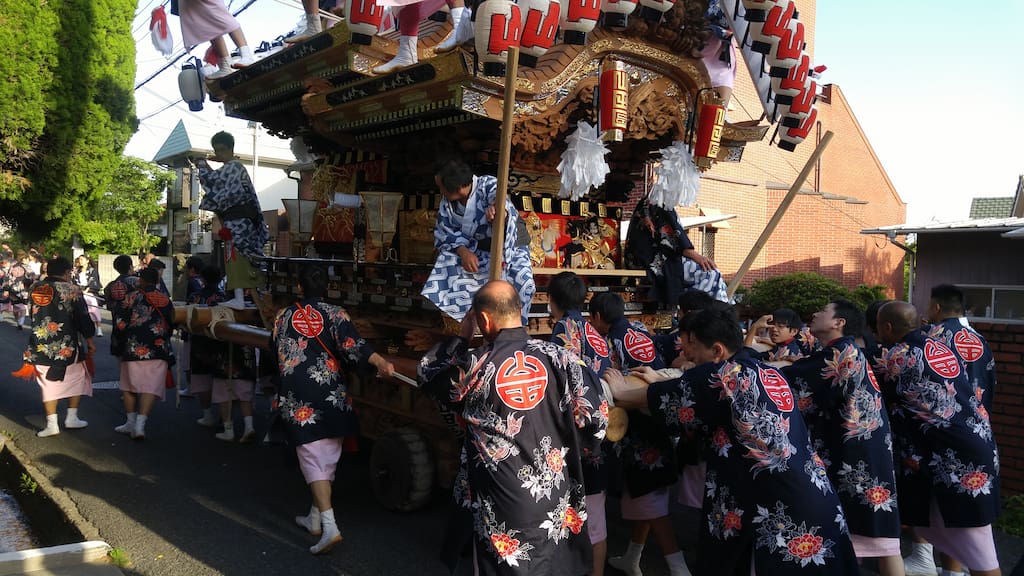 shrine japanese festival mikoshi