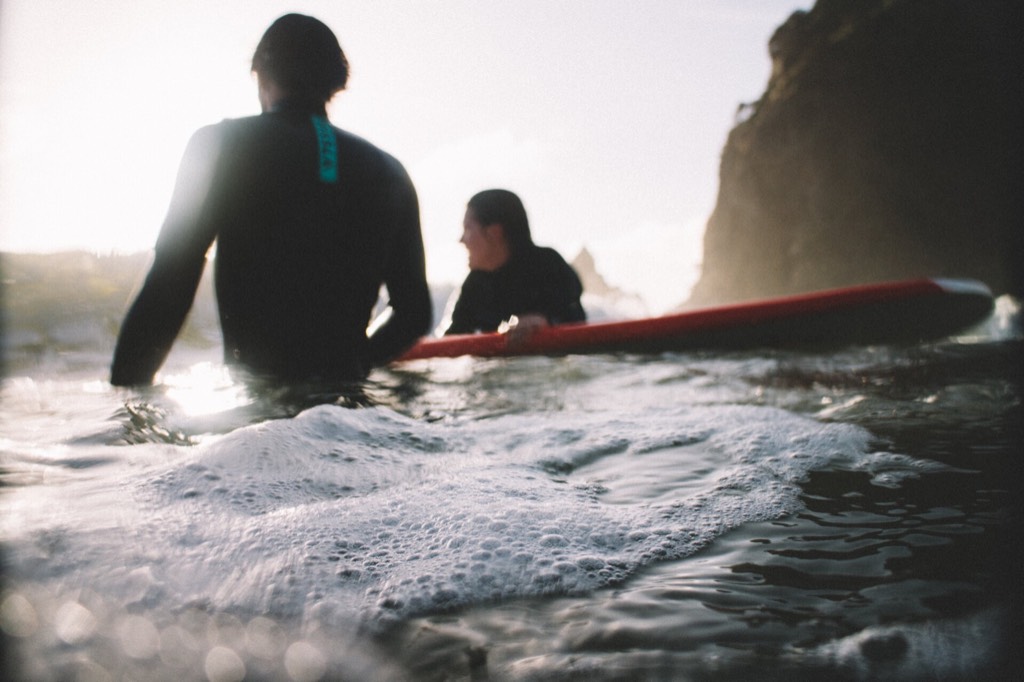 Surfing Surfing on Tokyo beach