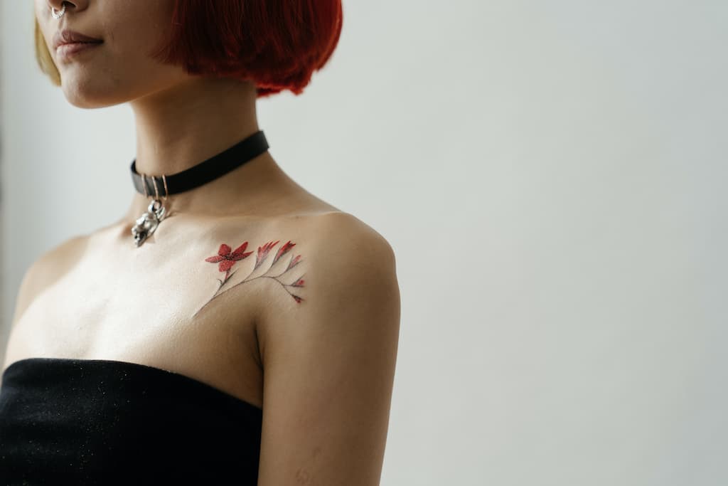 Tattoo in Japan_Flower tattoo 2 Flower tattoo