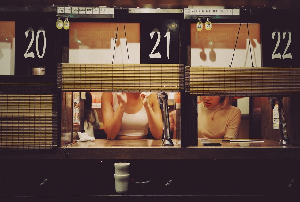 Our favorite things in Ikebukuro 2 A picture of two women eating at a restaurant in Ikebukuro