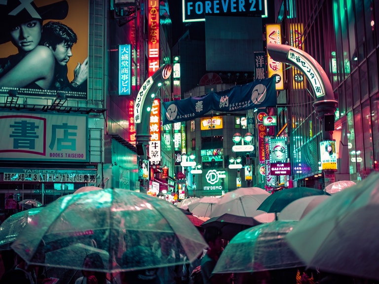 Top 20 things to do in Shibuya 1 This picture shows that seeing neon lights in Shibuya are popular things to do in Shibuya