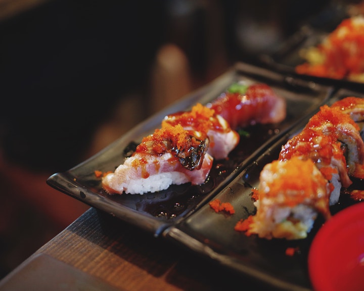 Sushi in Shibuya