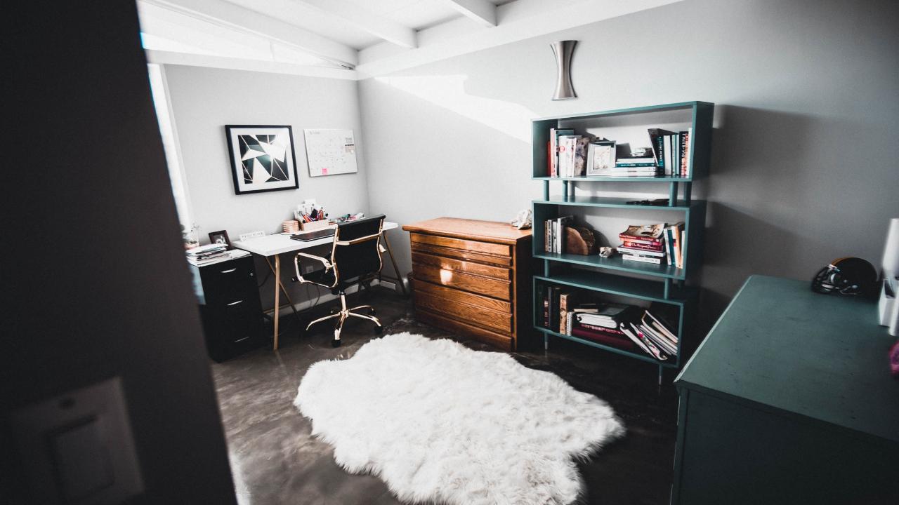 Tokyo Housing 3 Renating an apartment in Tokyo that is furnished with a desk, bed, bookshelf, and dresser