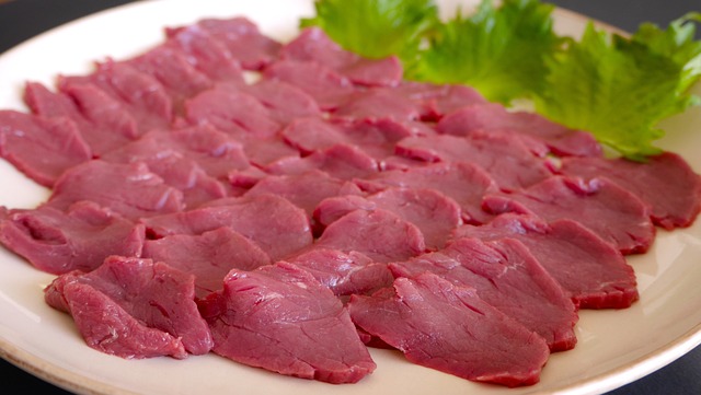 weird japanese foods 2 basashi basashi sashimi-style on a plate, one of our weird japanese foods