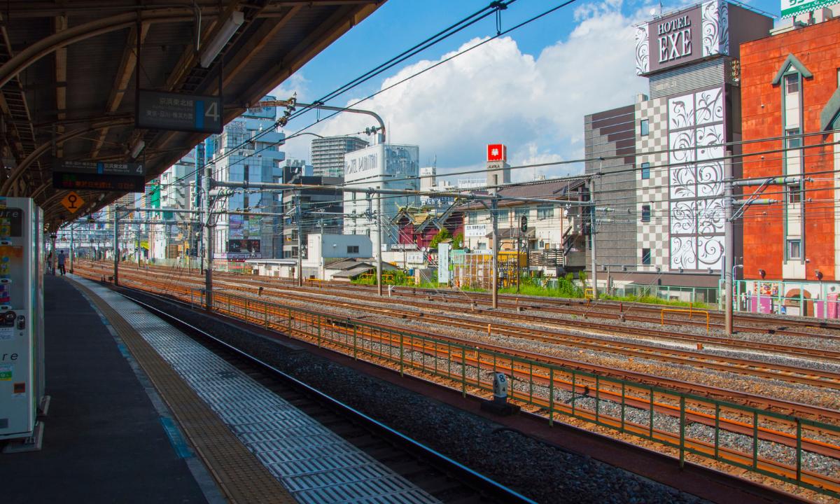 Tokyo Trains 6 Railway tracks in Tokyo